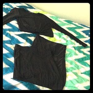 Fashion Nova 2 piece night out outfit.